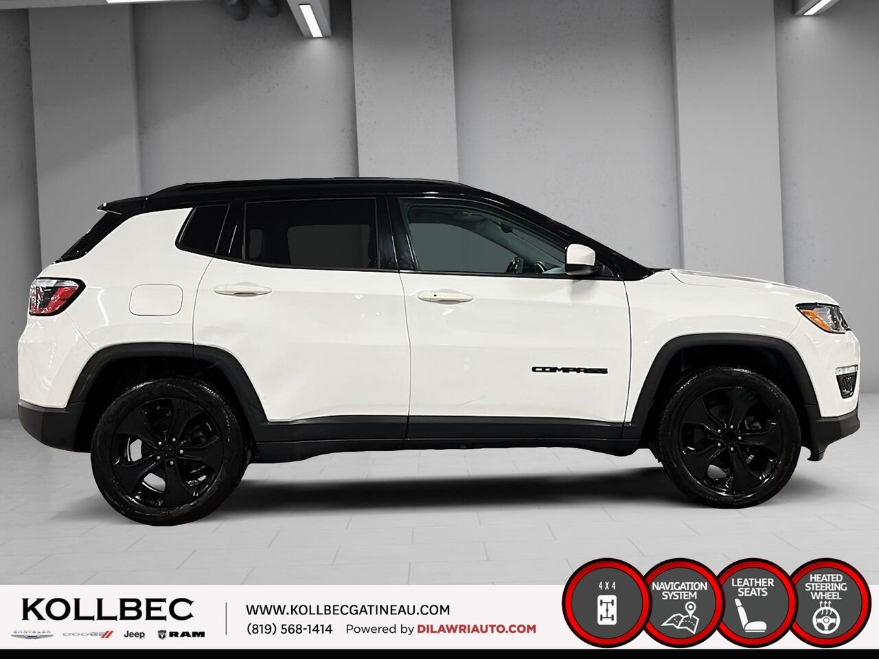 Jeep Compass 25571 | NORTH AWD 2020 Blanc Gatineau - photo #12