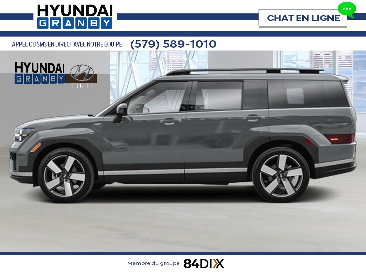 HYUNDAI Santa Fe 2025 Gris Hampton Granby - photo #1