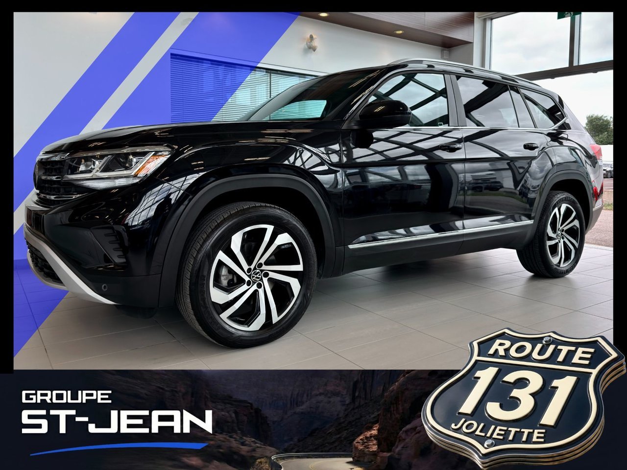 2022 Volkswagen Atlas Black Notre-Dame-des-Prairies - photo #0