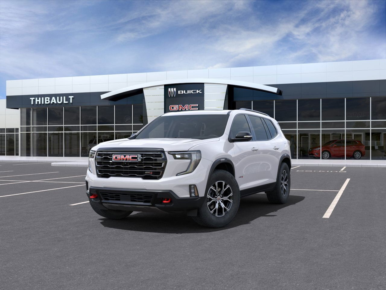 GMC Acadia AT4 2025 Blanc givré, triple couche Granby - photo #7