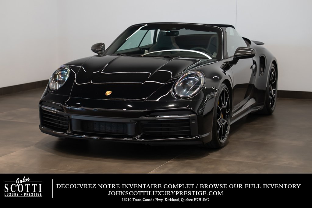 2021 Porsche 911 Turbo S cabriolet Black Kirkland - photo #0