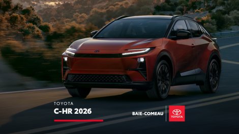 Toyota C-HR 2026 électrique : style et autonomie réunis