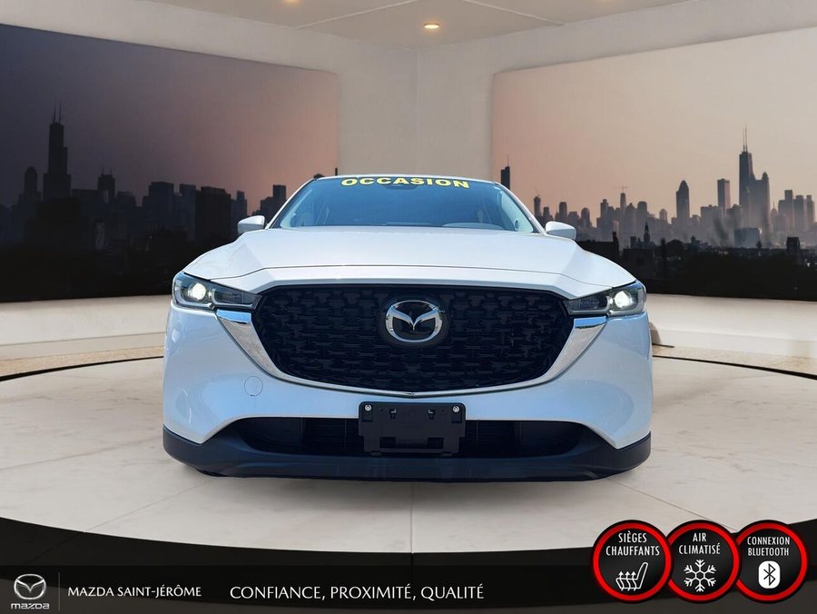 Mazda CX-5 GS LUXURY | TOIT OUVRANT | CUIR | AWD | 2023 Blanc