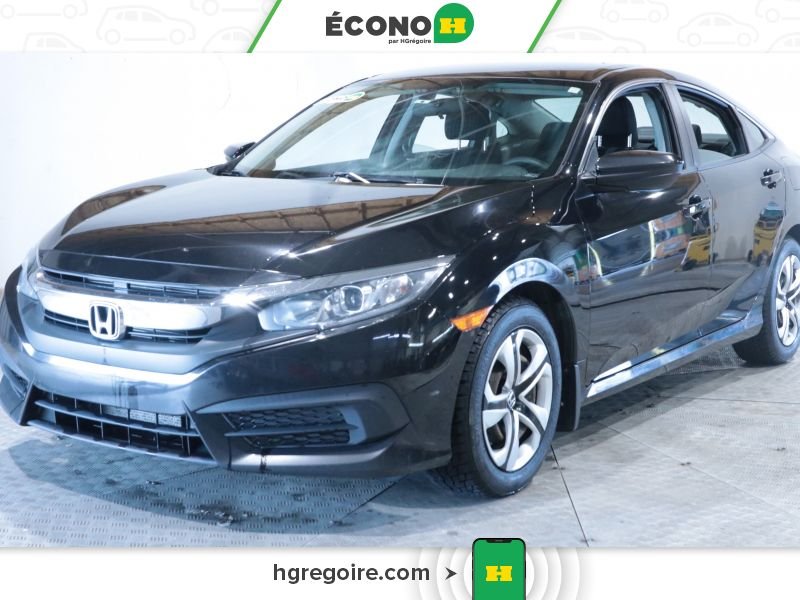 Honda Civic 822001 | LX AUTO GR ÉLEC A/C BLUETOOTH CAMÉRA 2017 Noir Laval - photo #2