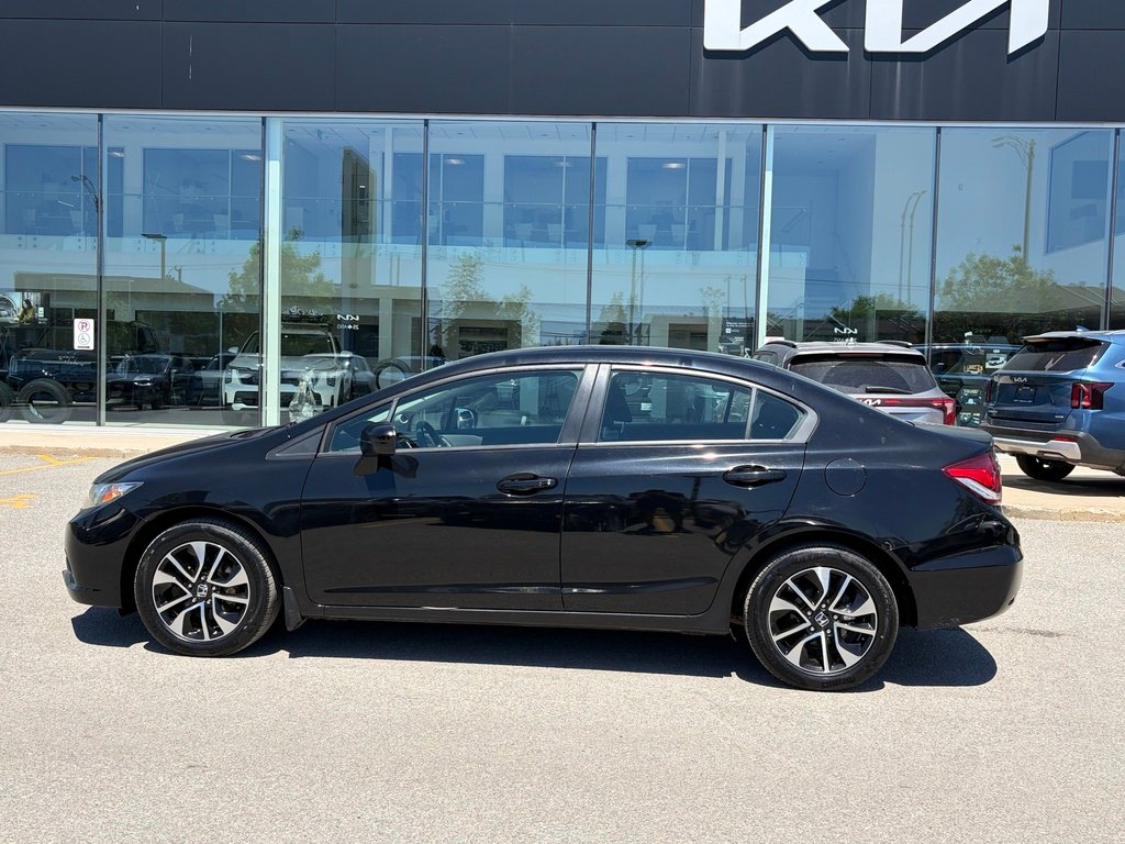 2015 Honda Civic Sedan Black Gatineau - photo #2