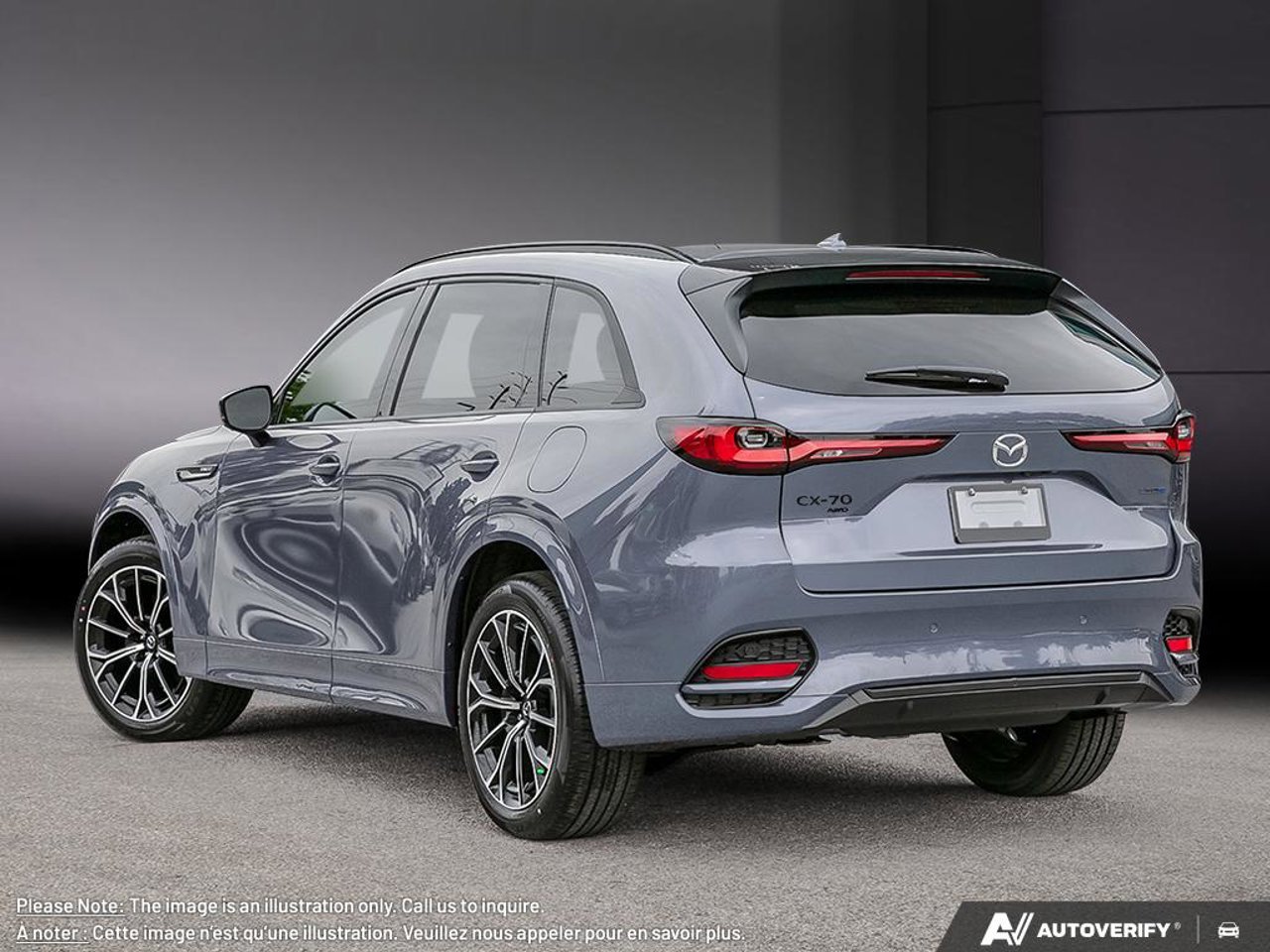 Mazda CX-70 hybride rechargeable JM3KJDHA3T1211502 2026 Gris polymétal métallisé Mirabel - photo #3