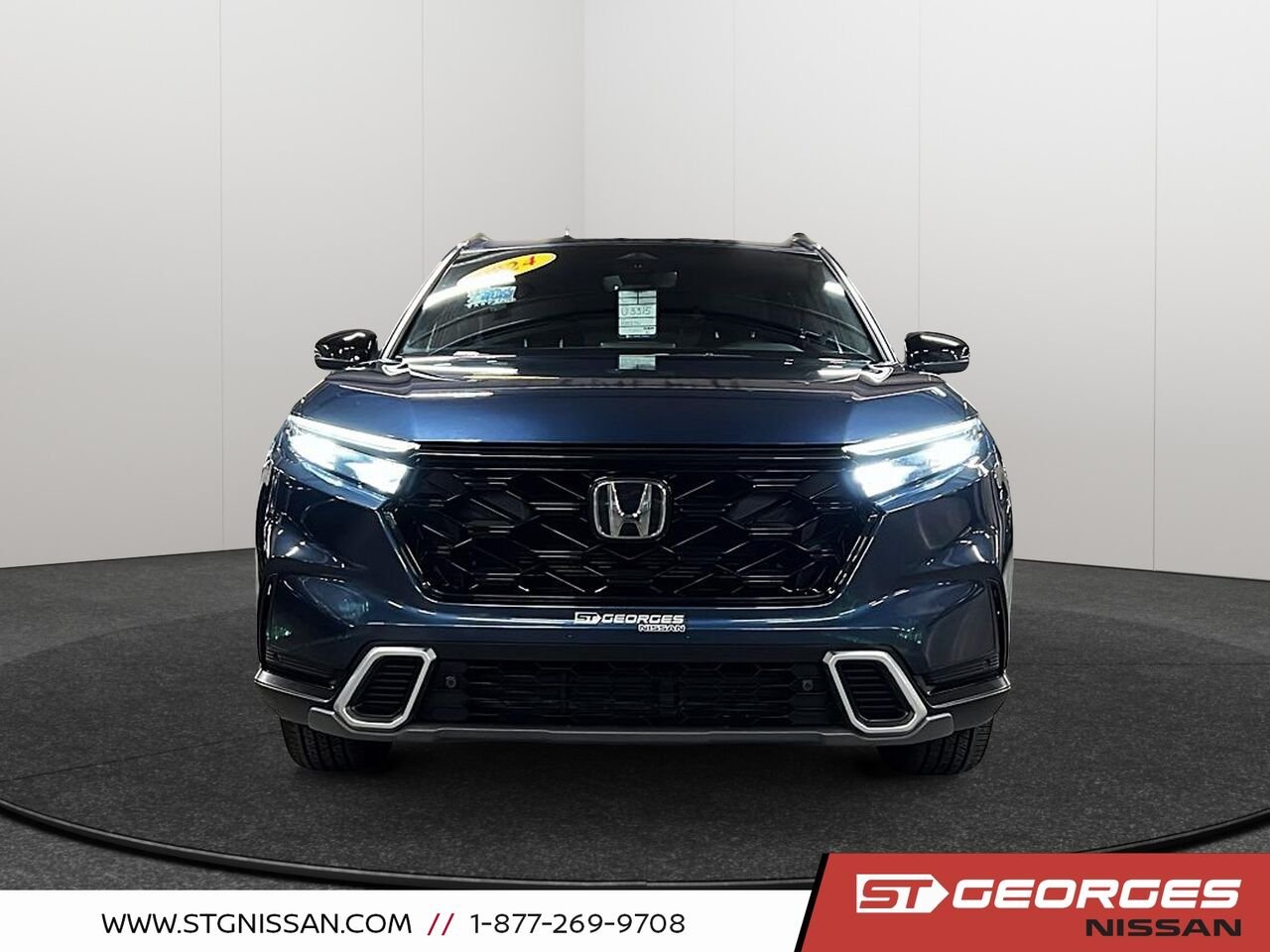 Honda CR-V hybride 2024 Bleu Saint-Georges - photo #1
