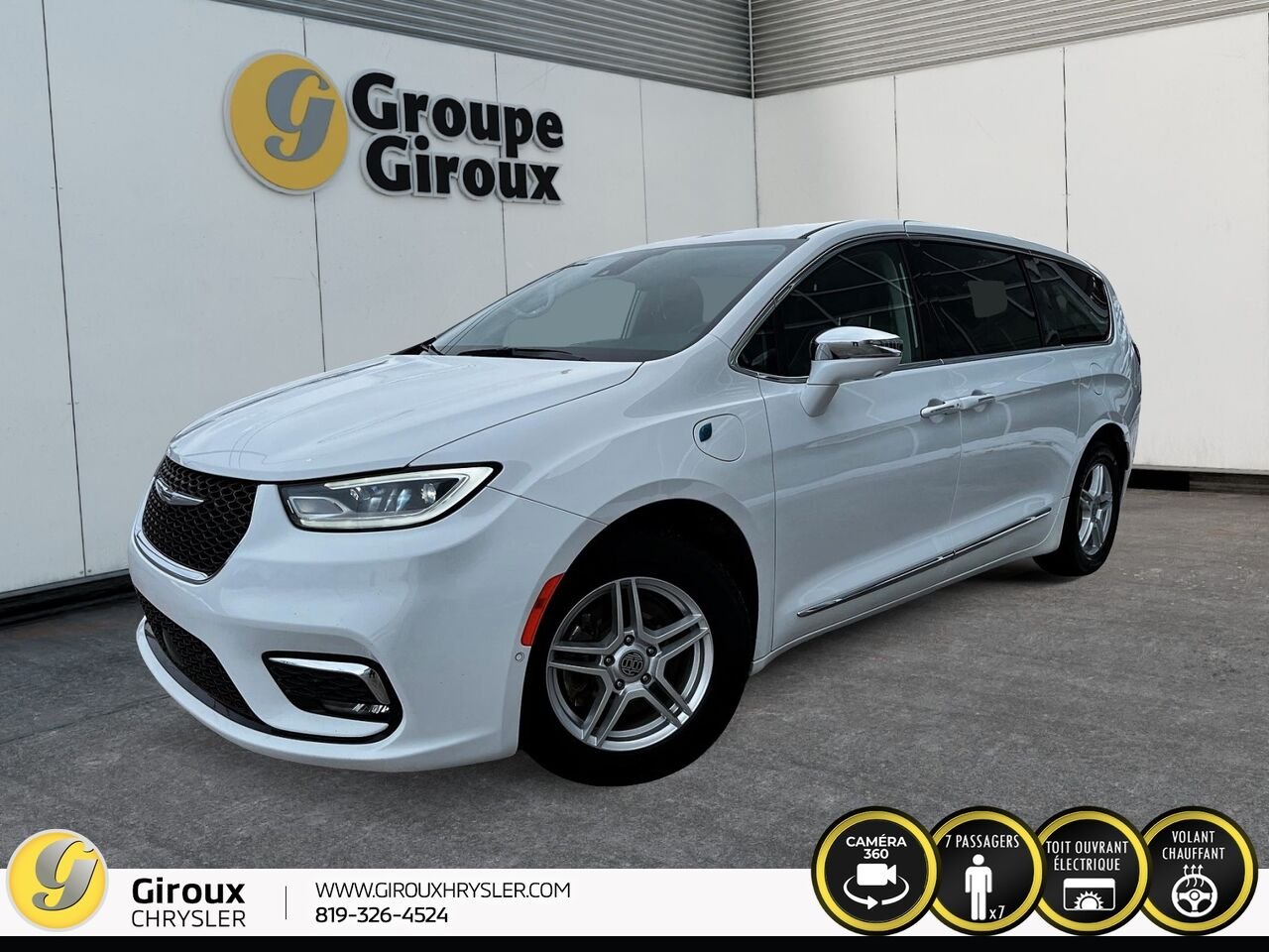 2022 Chrysler Pacifica Hybrid White Sainte-Agathe-des-Monts - photo #0