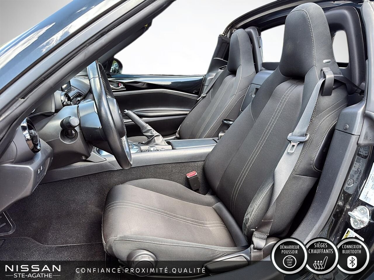 Mazda MX-5 RF 2022 Noir Saint-Jérôme - photo #9
