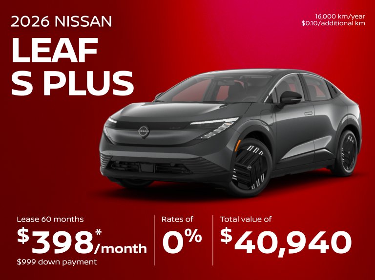Nissan chomedey Accueil mai Leaf S