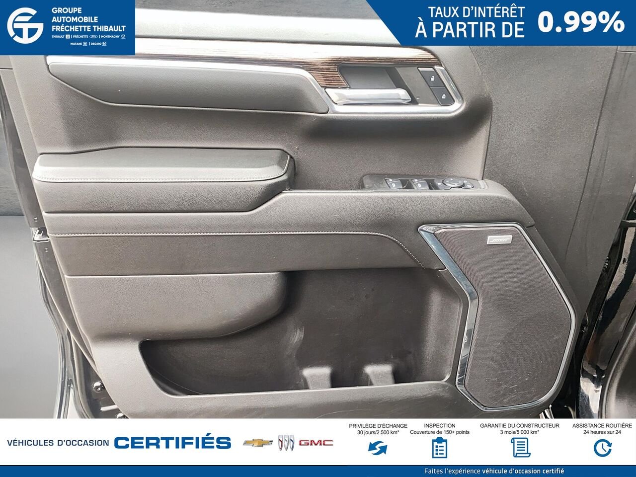 GMC SIERRA Elevation cabine multiplace 4RM 157 po 2024 Noir Montmagny - photo #10