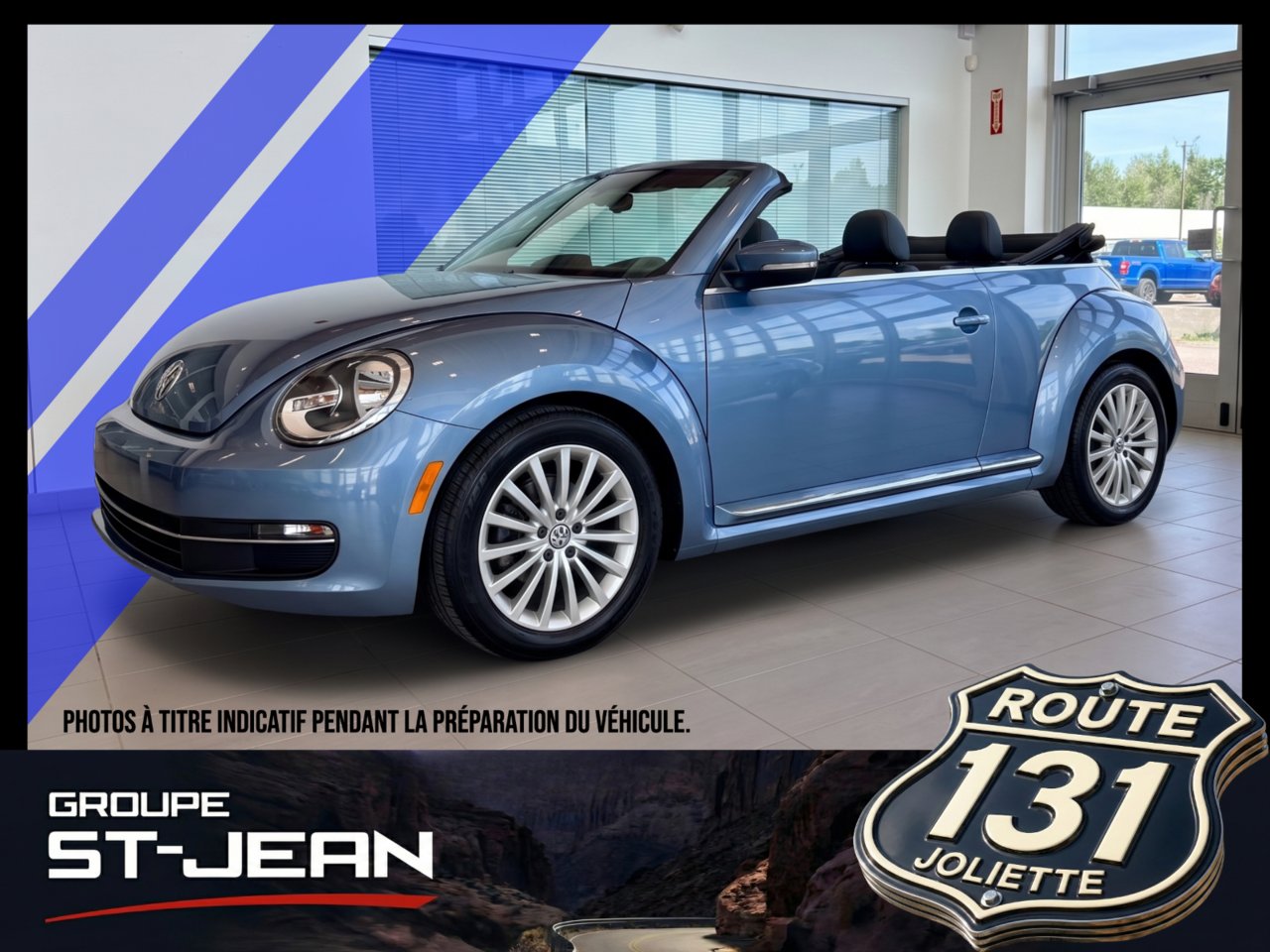 2019 Volkswagen Beetle Convertible Blue Notre-Dame-des-Prairies - photo #0