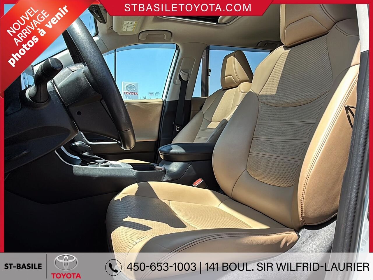 Toyota RAV4 Hybride 2020 Blanc Saint-Basile-le-Grand - photo #3