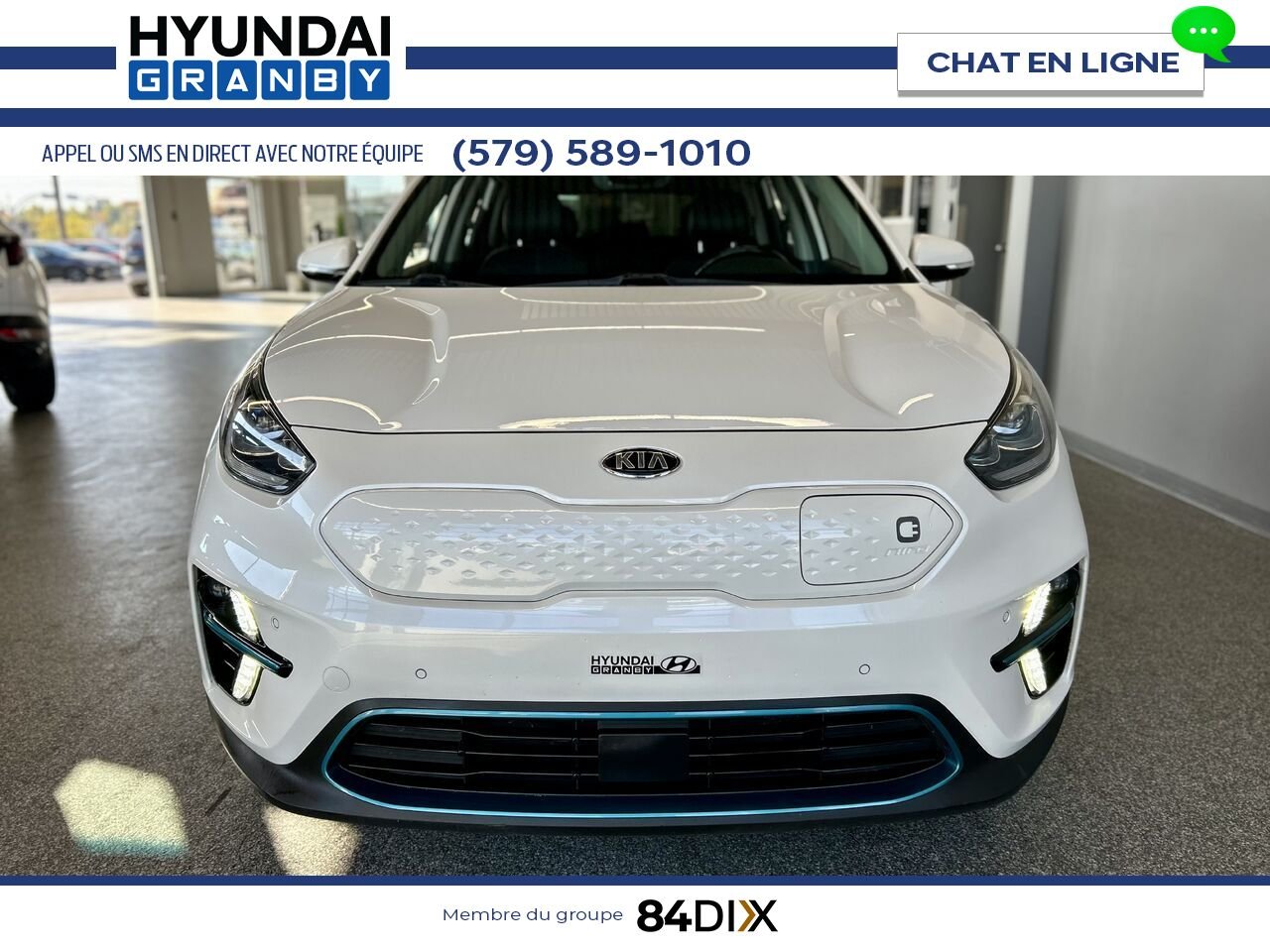 Kia Niro électrique 2019 Blanc Granby - photo #2