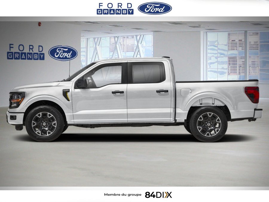 Ford F-150 STX cabine SuperCrew 4RM caisse de 5,5 pi 2025 Blanc sidéral métallisé