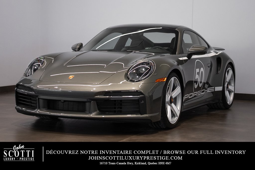 Porsche 911 Turbo 50 Years Coupe 2025 Vert Kirkland - photo #0