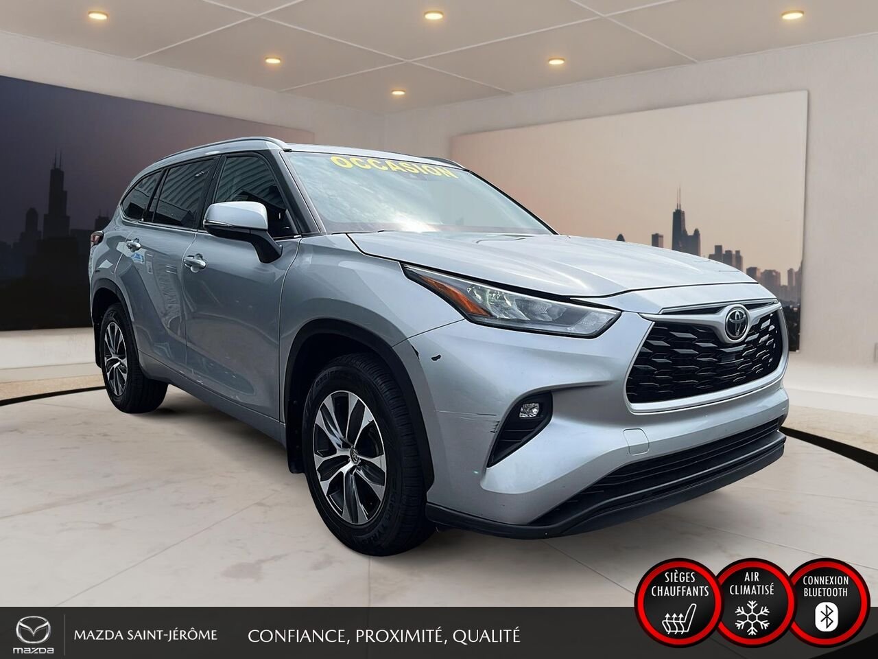 Toyota Highlander 2022 Argent Saint-Jérôme - photo #3