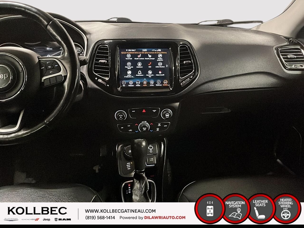 Jeep Compass 25571 | NORTH AWD 2020 Blanc Gatineau - photo #24