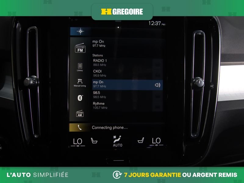 Volvo XC40 724683A | Momentum AWD AUTO A/C MAGS CAM RECUL BLUETOOTH 2021 Noir Laval - photo #11