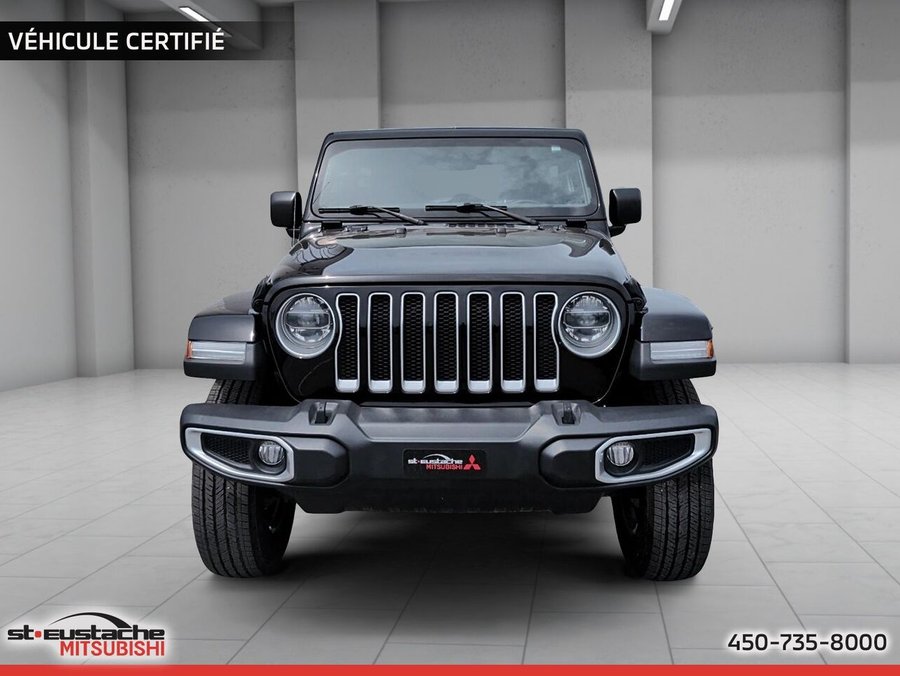 2018 Jeep Wrangler Unlimited Sahara 4x4-4 PORTE-2 TOIT-PNEU ÉTÉ NEUF-LIFT KIT 2 POUCE Black
