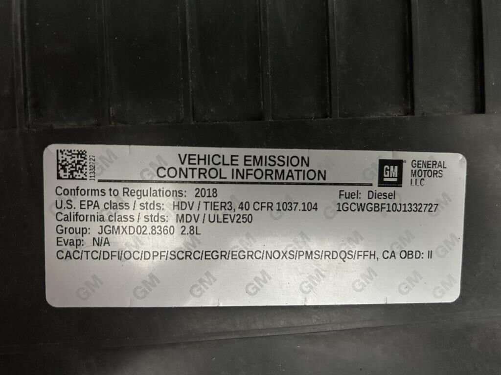 2018 CHEVROLET FOURGONNETTE UTILITAIRE LONGUE EXPRESS Traction arrière 2500 155 po White Rivière-du-Loup - photo #10