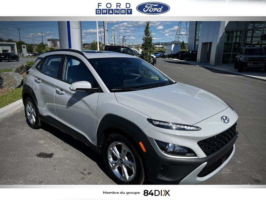 Hyundai Kona 2.0L Preferred TI avec ensemble soleil et cuir 2023 Gris