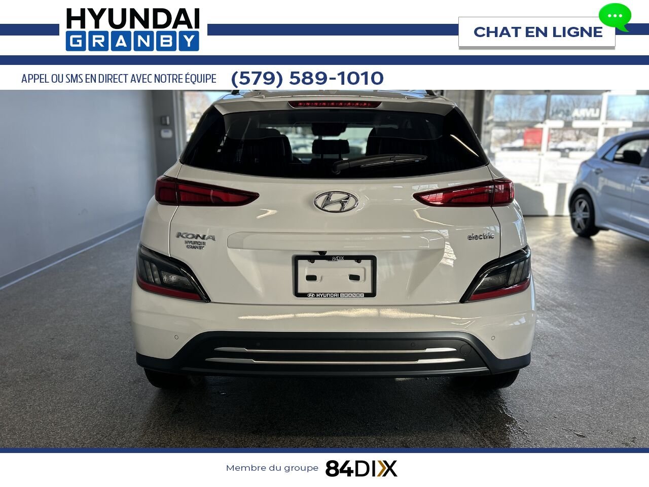 2023 Hyundai Kona Electric White Granby - photo #5