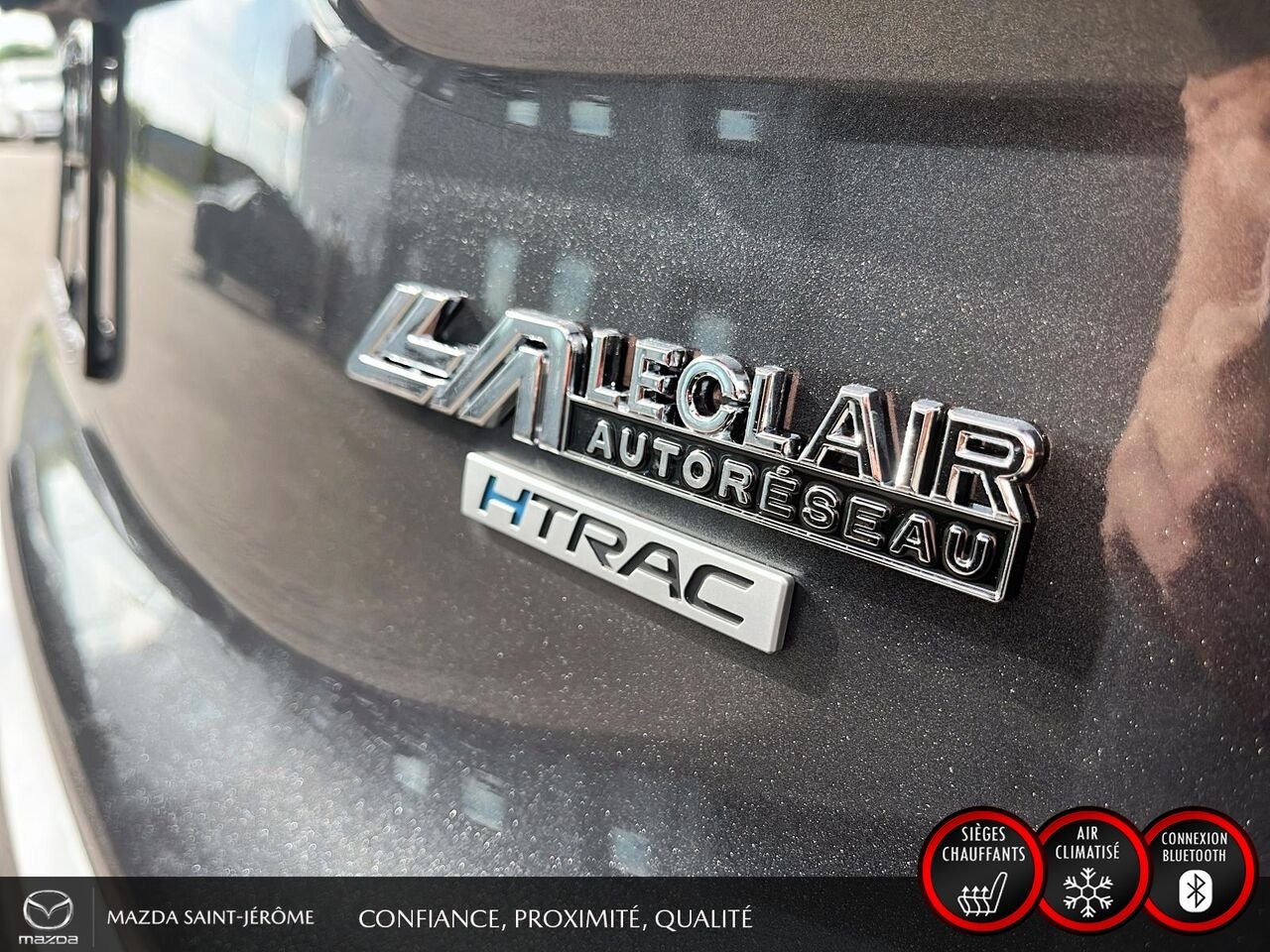 Hyundai Santa Fe Preferred TI avec ensemble Trend | TOIT PANO | CUIR | AWD | 2023 Gris Saint-Jérôme - photo #8