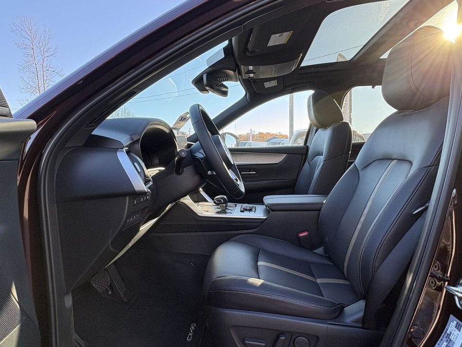 MAZDA CX-90 hybride rechargeable GT TI 2025 Rouge artisanal cristal métallisé