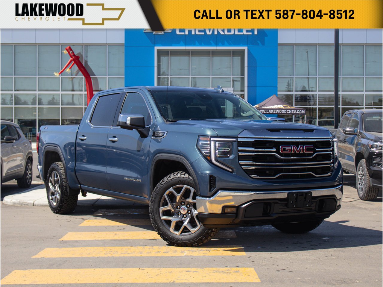 2024 GMC Sierra 1500 4WD Crew Cab 147 SLT Grey Sherwood Park - photo #0