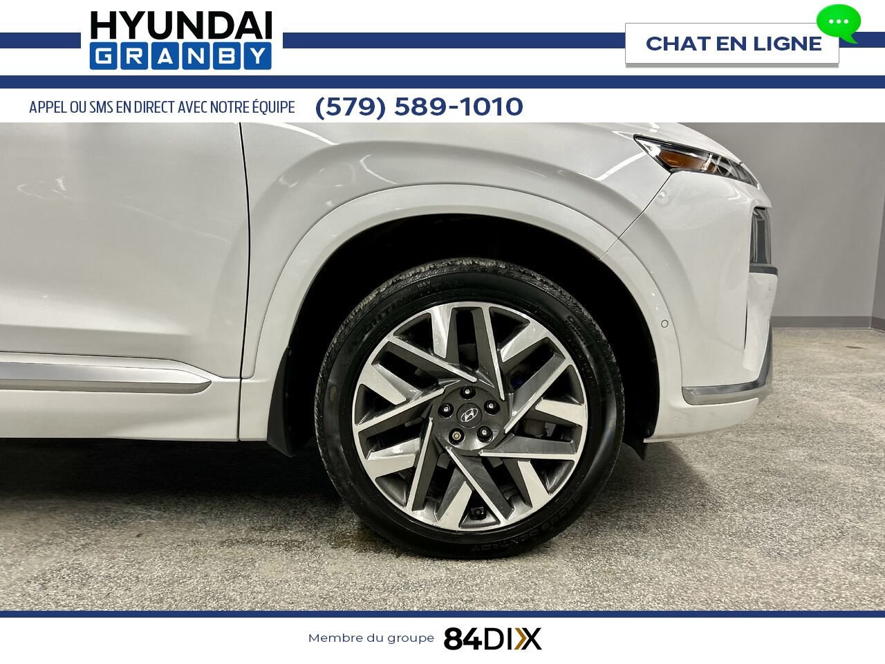 Hyundai Santa Fe 2022 Blanc Granby - photo #9