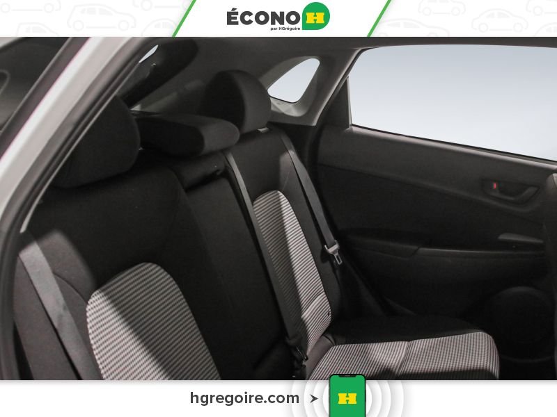 Hyundai Kona 821230 | Essential AUTO GR ÉLEC A/C BLUETOOTH CAMÉRA 2019 Blanc Laval - photo #20