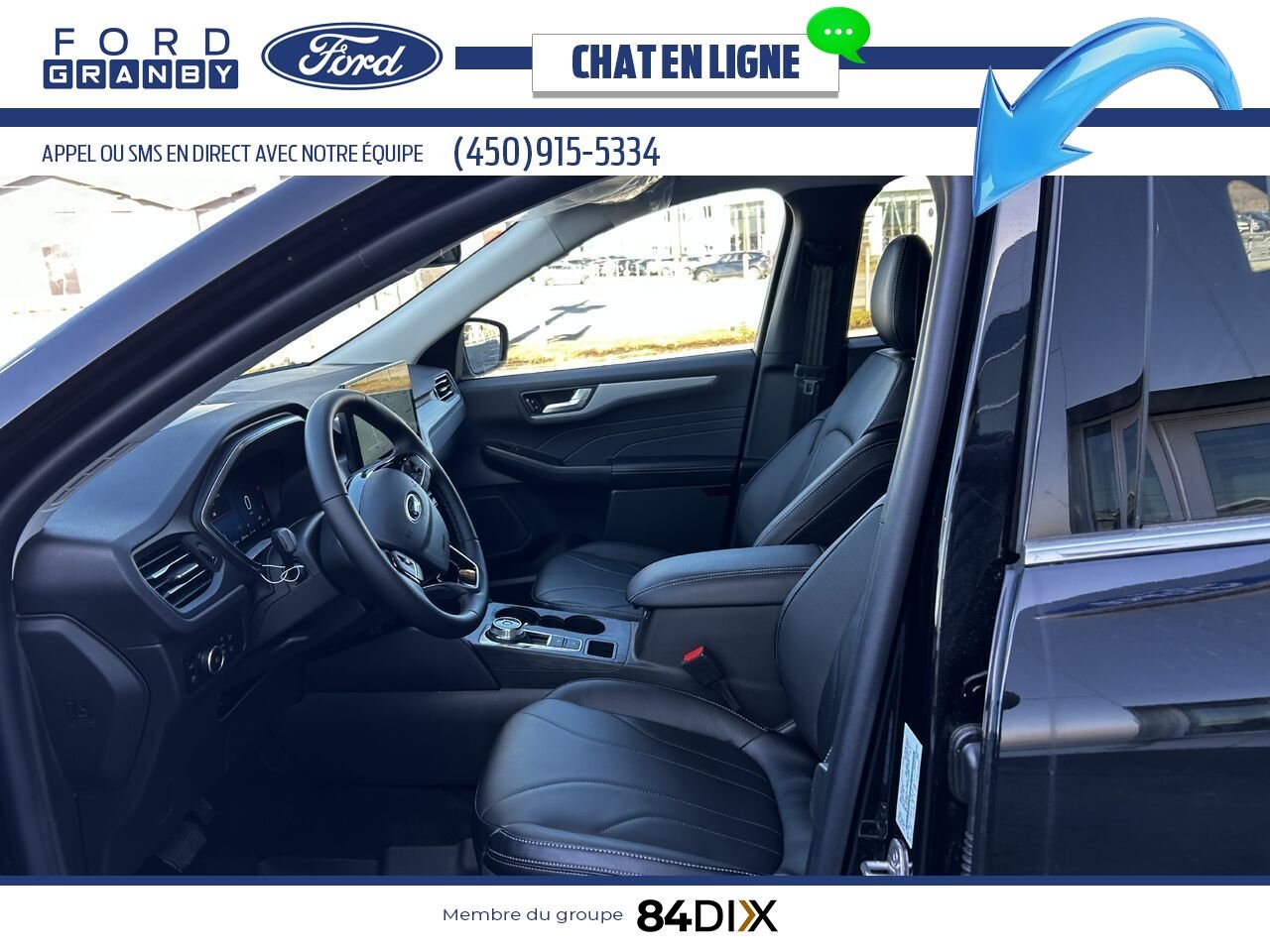 2025 Ford Escape Agate Black Metallic Granby - photo #9