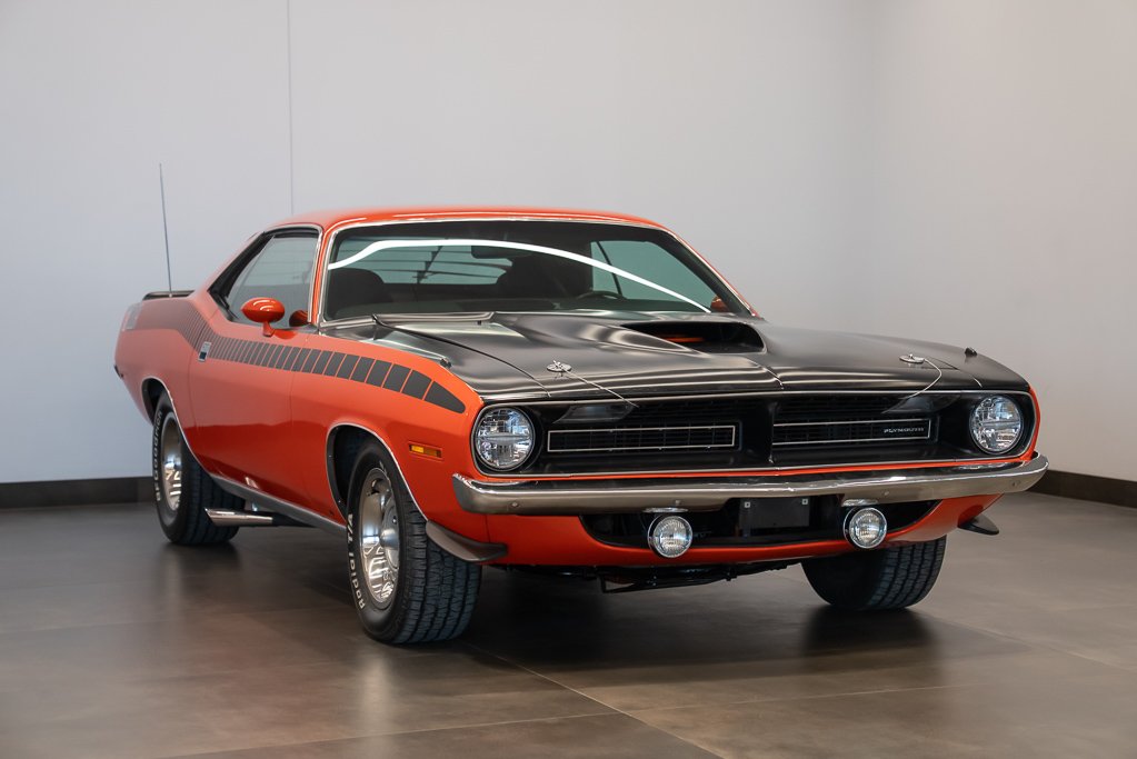 Plymouth AAR Cuda 1970 Orange Montréal - photo #3
