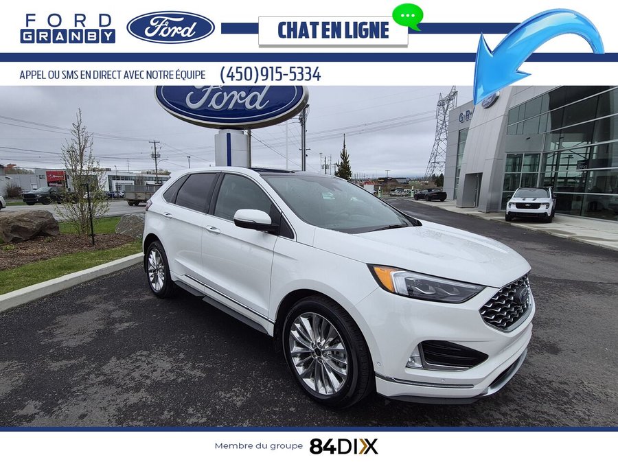 Ford Edge Titanium TI 2020 Blanc