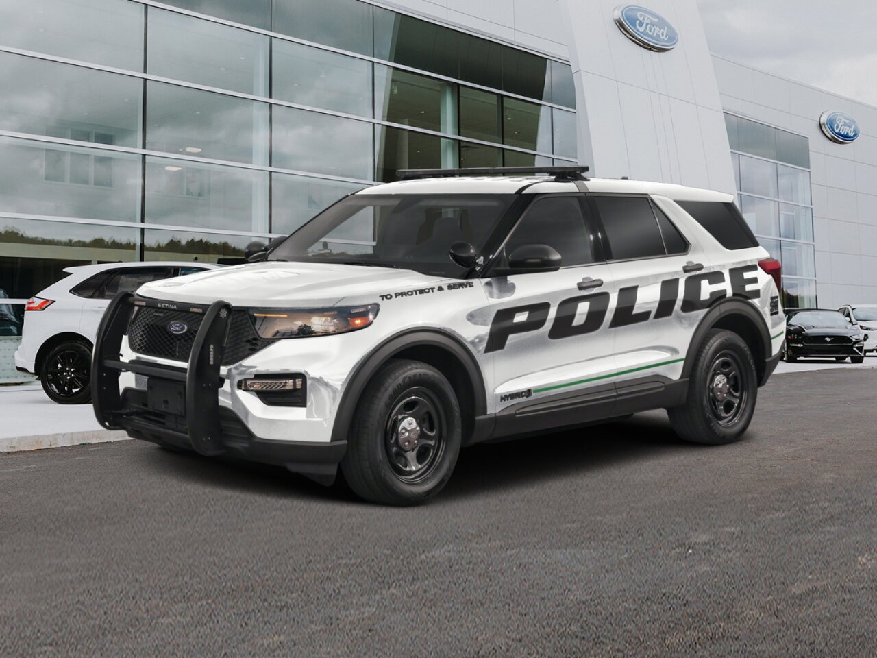 Ford Police Interceptor utilitaire 2025 Blanc Oxford Saint-Eustache - photo #0