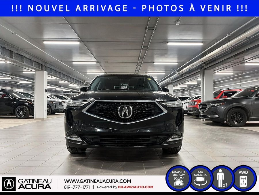 Acura MDX *** UN PROPRIO + CLEAN CARFAX *** 2022 Noir