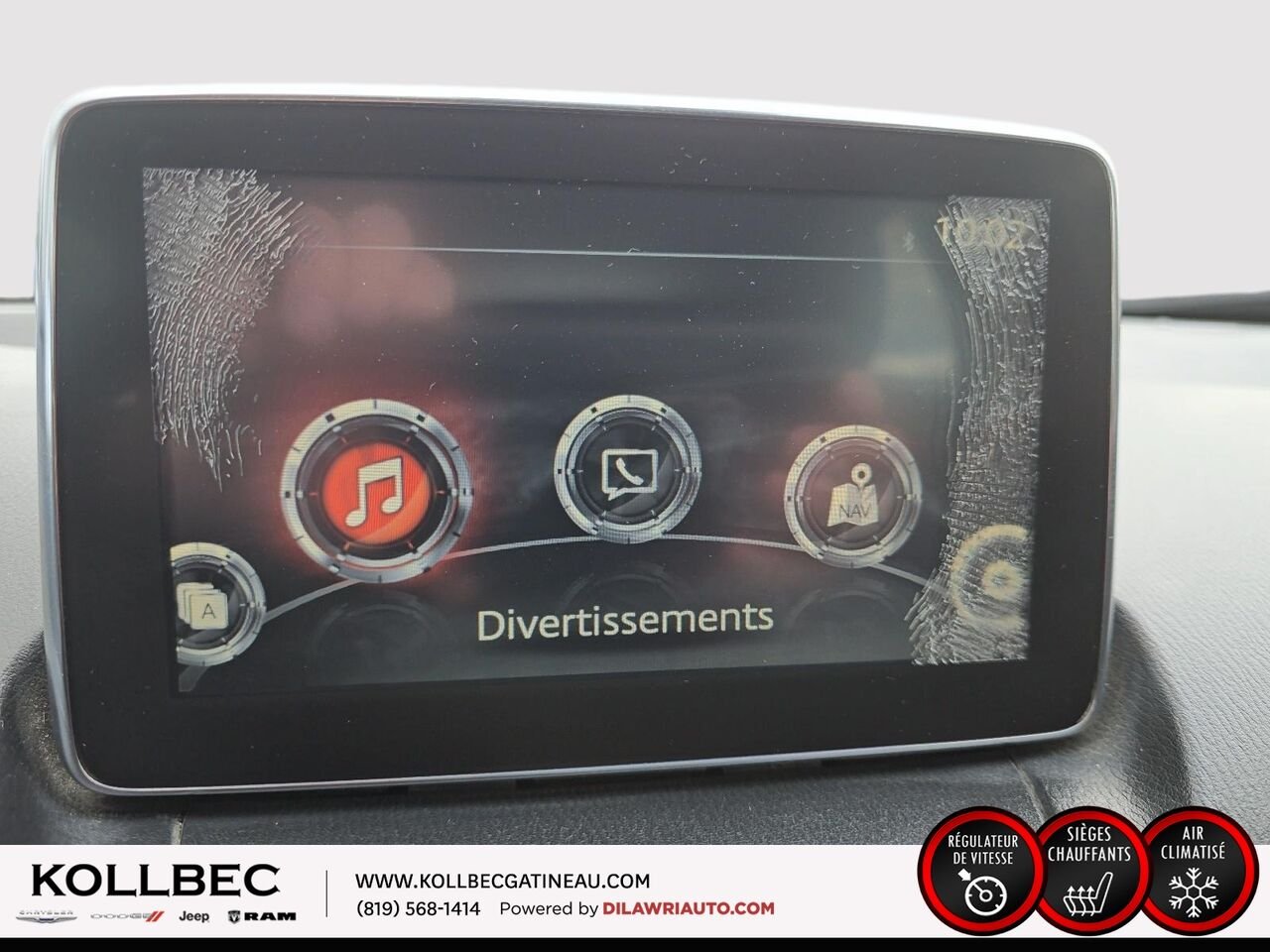 2016 MAZDA CX-3 26102 | GS FWD Red Gatineau - photo #7