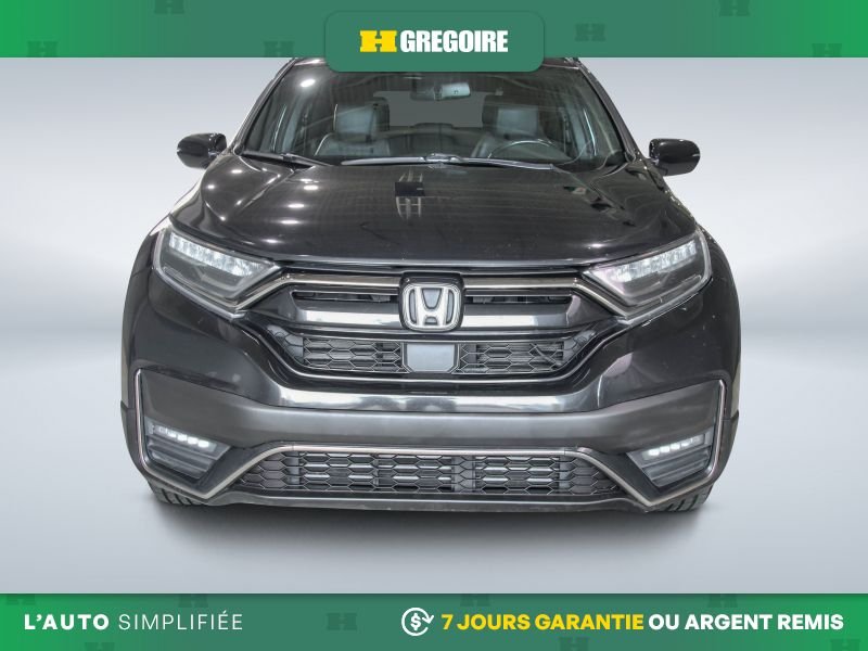 Honda CRV 821158 | Black Edition AWD AUTO A/C MAGS CUIR TOIT NAV CAM 2021 Noir Laval - photo #1
