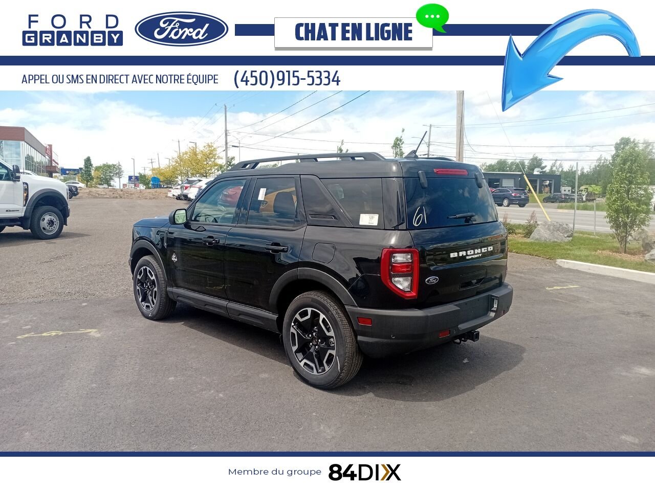 2024 Ford BRONCO SPORT Black Granby - photo #6