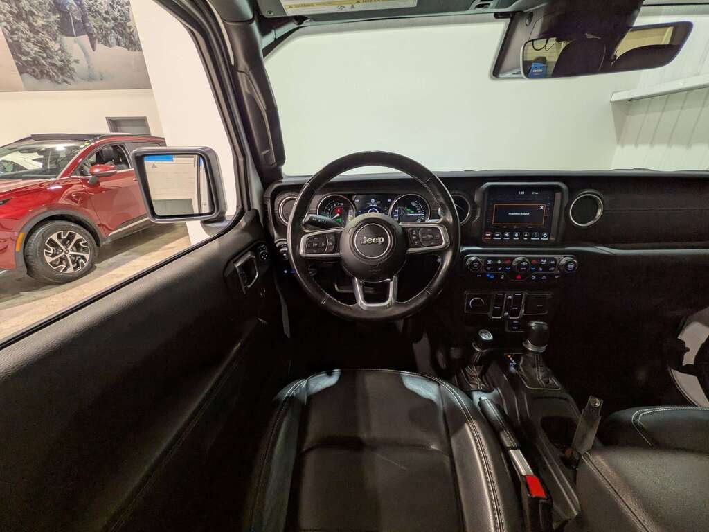2021 Jeep Wrangler 4xe Unlimited Sahara 4x4 White Val-David - photo #10