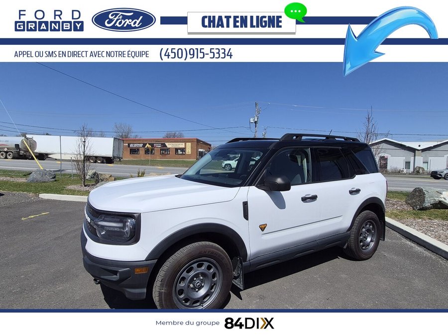 Ford Bronco Sport Badlands 4x4 2.0L 2021 Blanc