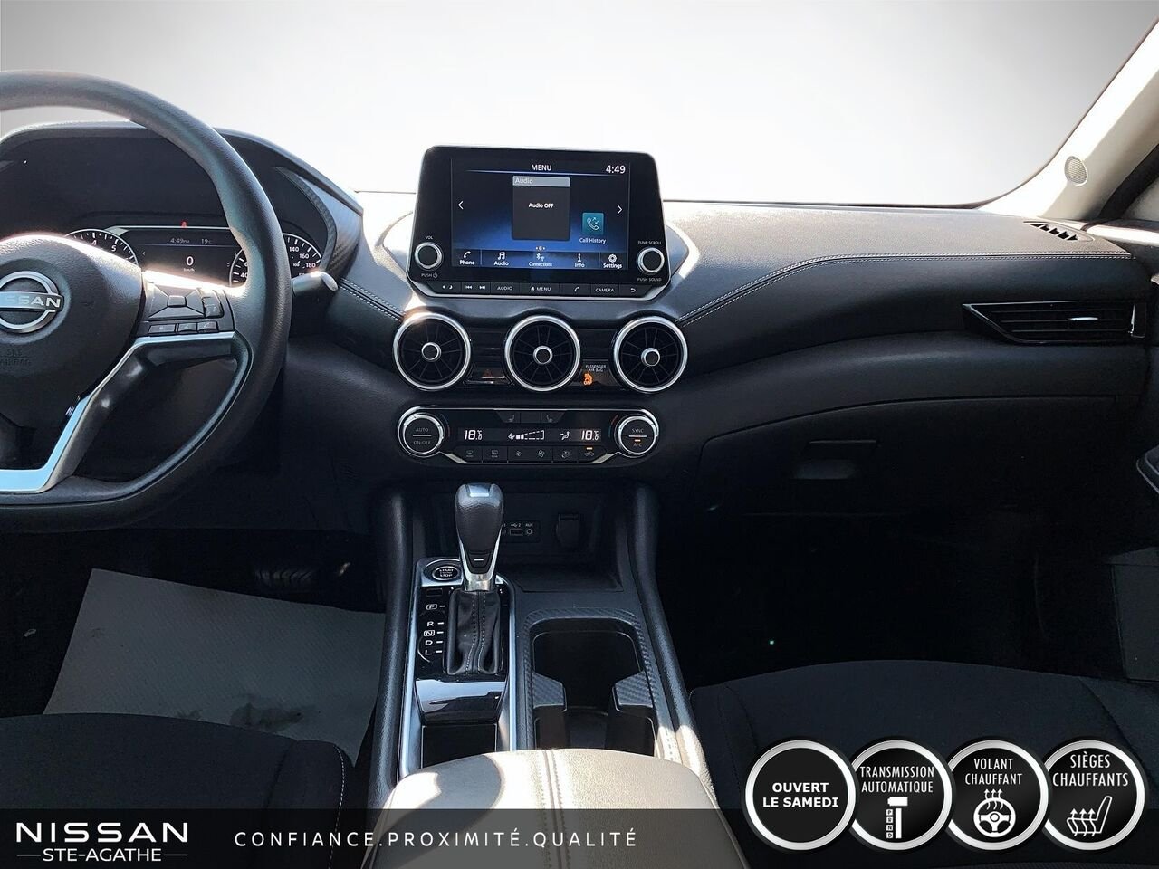 2024 Nissan Sentra SV CVT White Saint-Jérôme - photo #11