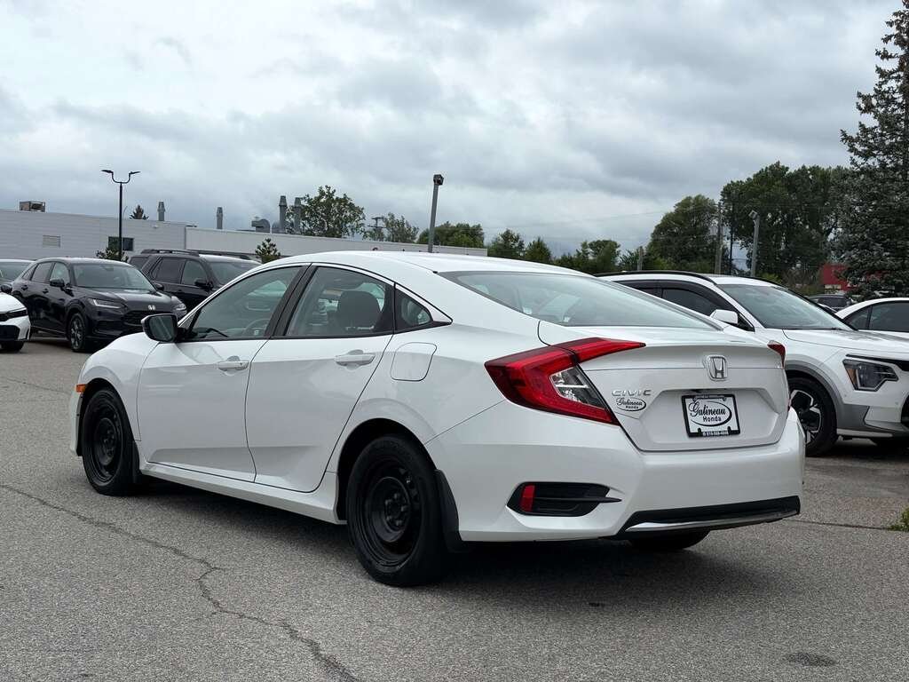 Honda Civic Sedan LX CVT 2019 Blanc Gatineau - photo #3
