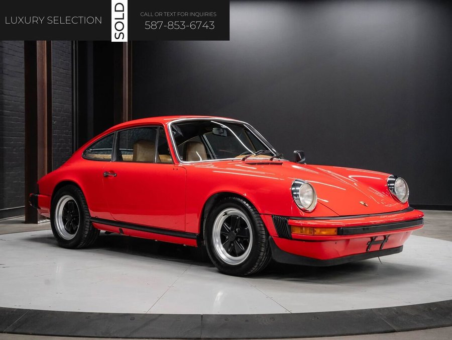 1975 Porsche 911S 1975 Red