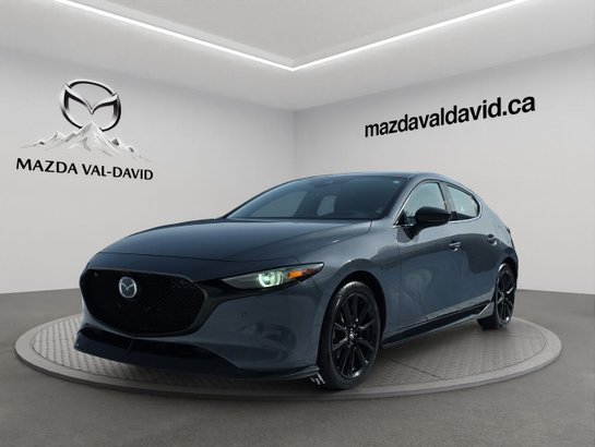 2023 Mazda Mazda3 Sport GT w/Turbo Auto i-ACTIV AWD, Sièges en cuir, Toit ouvrant, Bluetooth Grey