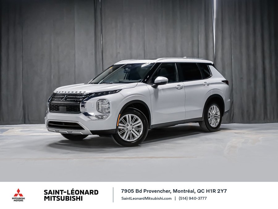 Mitsubishi Outlander LE BANC CHAUFFANT APPLE CAR PLAY SANS FIL 2024 Blanc