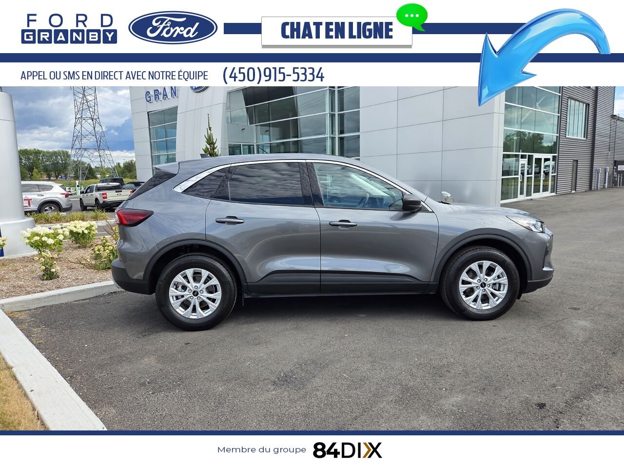 Ford ESCAPE 2024 Gris Granby - photo #7