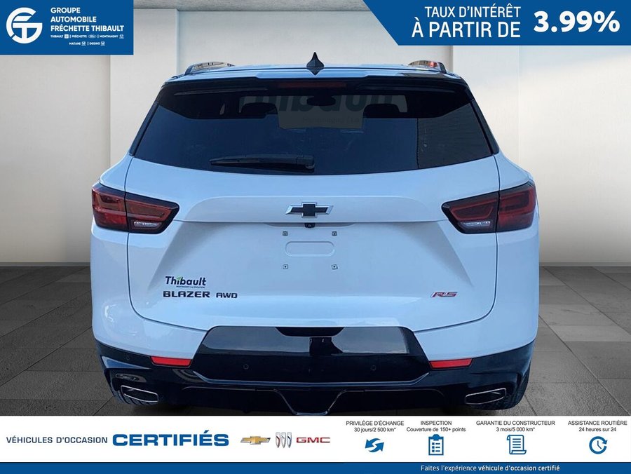 CHEVROLET BLAZER RS 4 portes TI 2024 Blanc