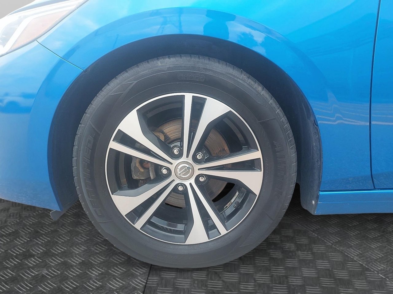 Nissan Sentra NIV 3N1AB8CV0MY221827 2021 Bleu Chicoutimi - photo #6